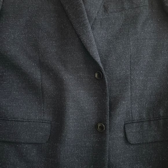 Tommy Hilfiger Mens Blue Wool Blend Blazer Jacket Size 46R Red Lining - Picture 2 of 4